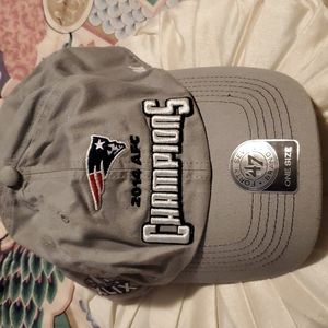 PATRIOTS AFC 2014 CHAMPS CAP NWT